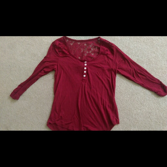 Cherry red top NWOT