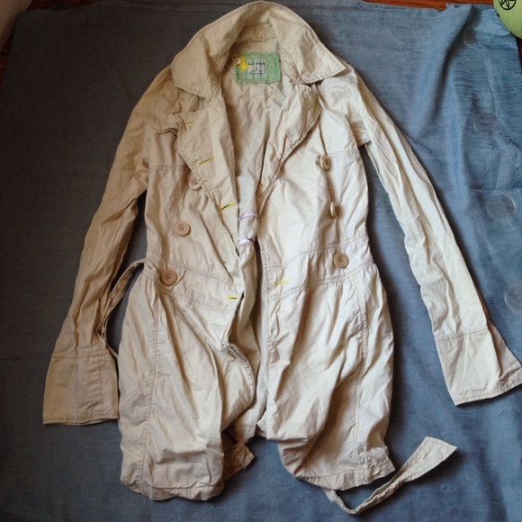 Free people thin trench coat