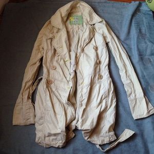 Free people thin trench coat