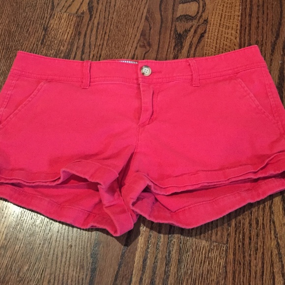 Abercrombie & Fitch Red Shorts