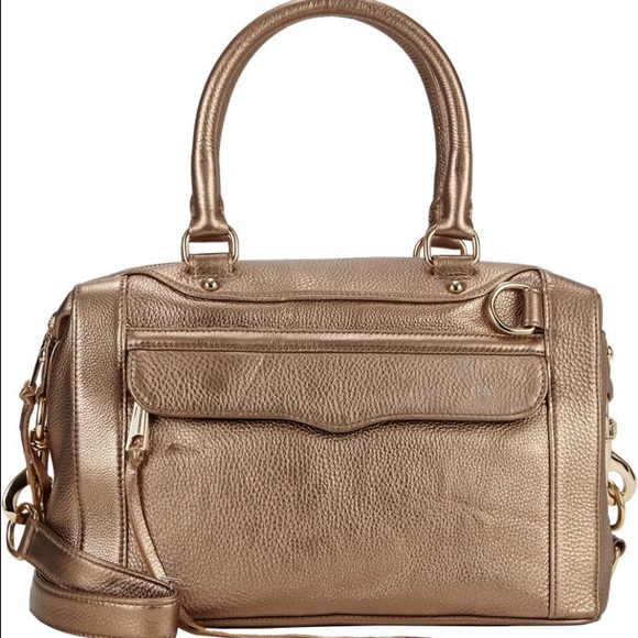 Rebecca Minkoff NWT Mini Mab Satchel Gold✨✨