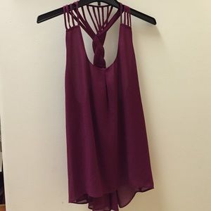 Purple tank by Naked Zebra