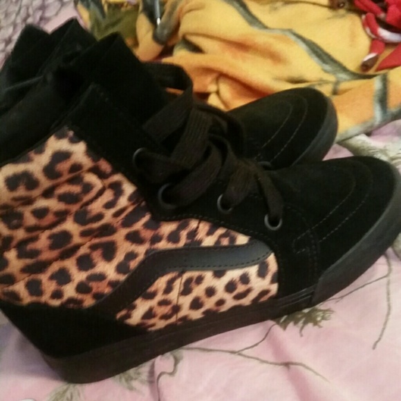 Cheetah print vans