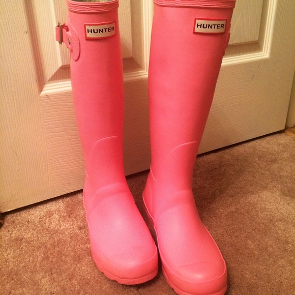 Hunter Boots - Bubblegum pink hunter boots