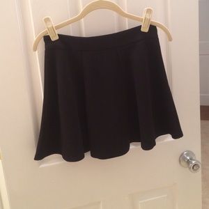 Black skater skirt