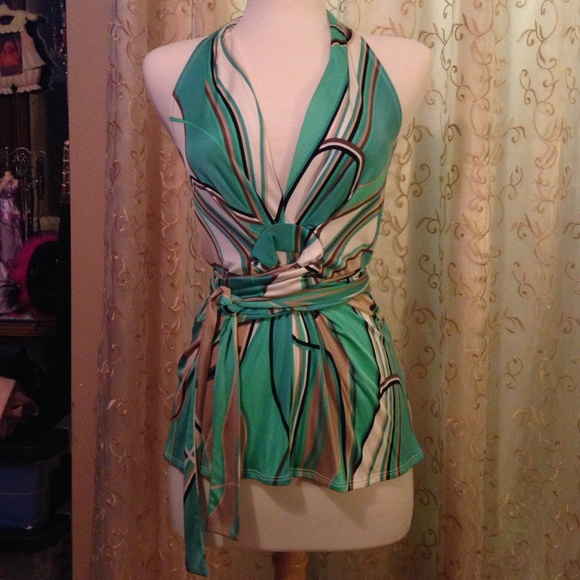Summer sassy halter top