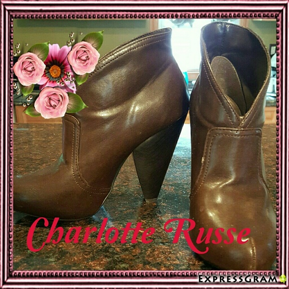 Brown booties