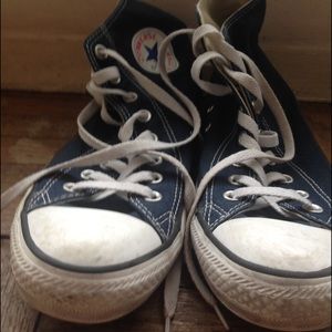 Navy Blue Converse