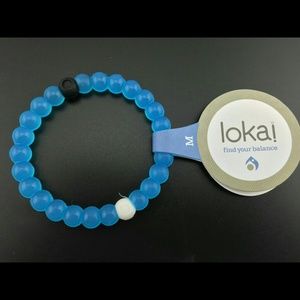 Lokai bracelet.  Size medium.  Blue