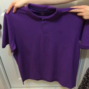 IZod polo shirt. Purple, good for golf.