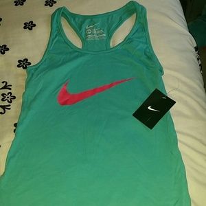 Teal nike tank top!