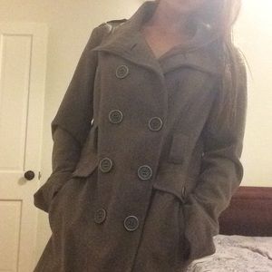 New York & Company Peacoat- Taupe Color