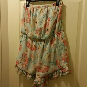 Forever 21 floral romper