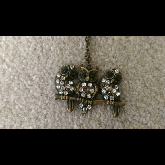 X SOLD X Owl necklace