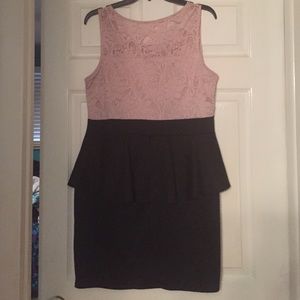 Pencil Dress with flare out waist from Deb