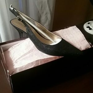 New Bandolino Black evening slingback  pumps
