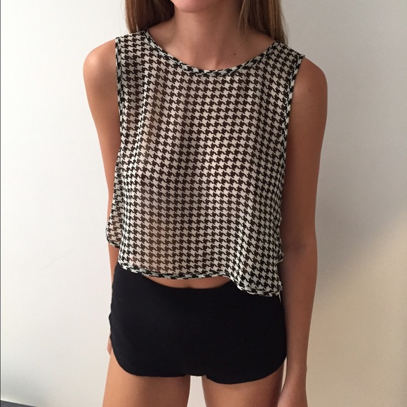 Houndstooth shirt