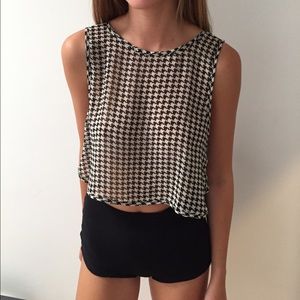 Houndstooth shirt