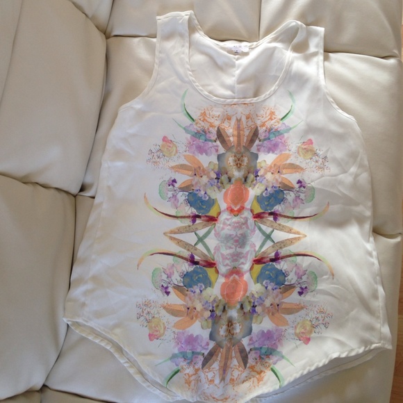 Off white Sheer Top
