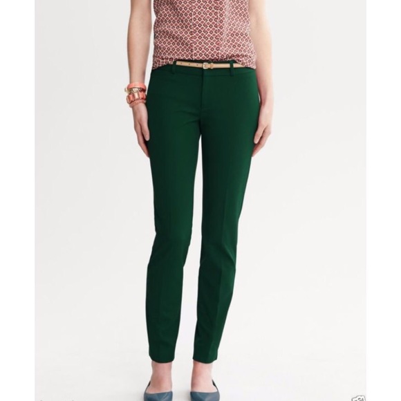 🚫SOLD🚫Banana Republic Dark Green Sloan Fit Pant