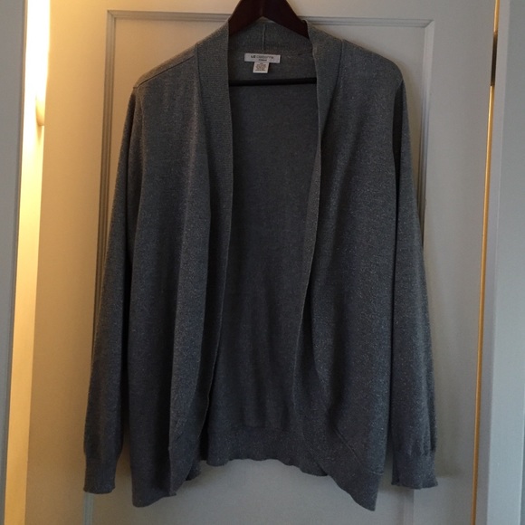Liz Clairborne silver cardigan