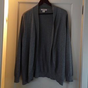 Liz Clairborne silver cardigan