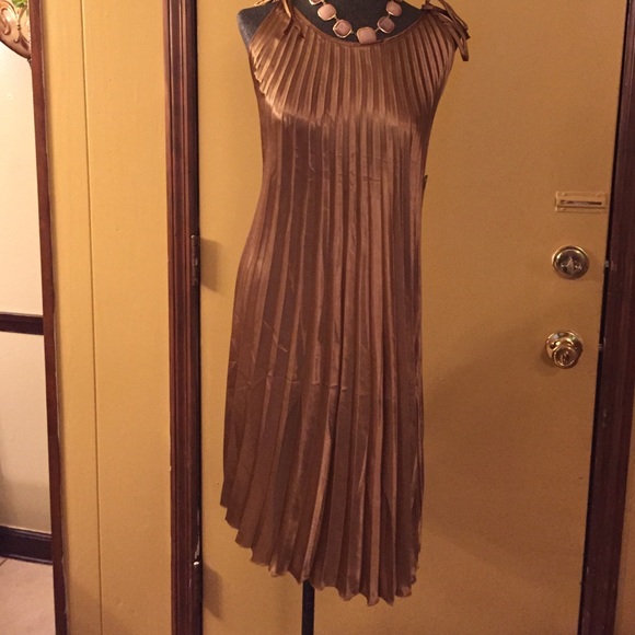 Annabelle pleated baby doll cocktail dress