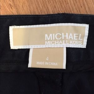 🚫SOLD🚫Michael Kors Black Cuffed Chinos size 4