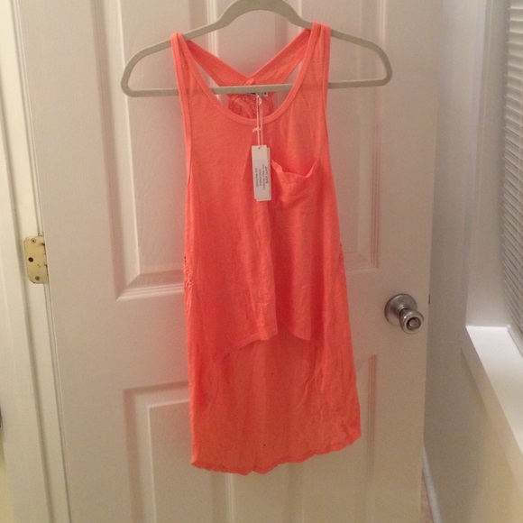 Lace pocket tank