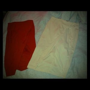 Never worn|pencil skirts|selling together