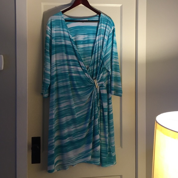 LAST MARKDOWN! - Calvin Klein faux wrap dress
