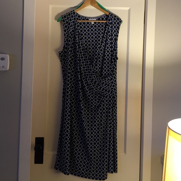 Charter Club faux wrap dress
