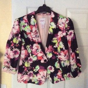 Floral blazer size large