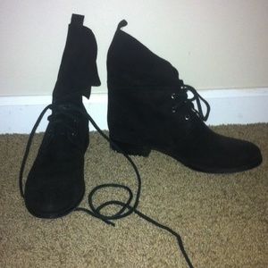 Michael Kors black Combat boots