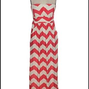 Chevron Maxi Dress