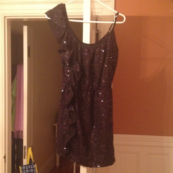 I am selling a black dress with sequins