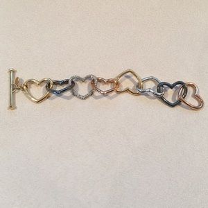 Marc by Marc Jacobs Jumbled Heart Beacelet