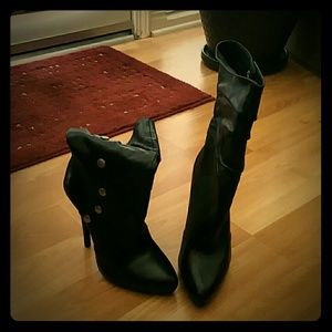 ALDO Leather high heel bootie