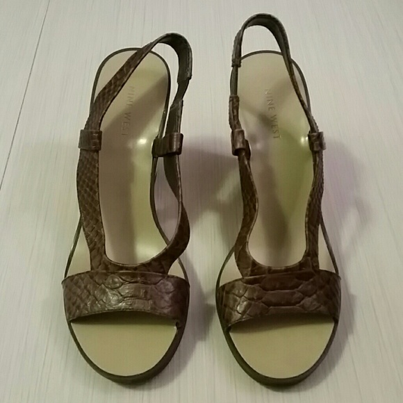 Leather Nine West Sabino 7 1/2 - Picture 2 of 3