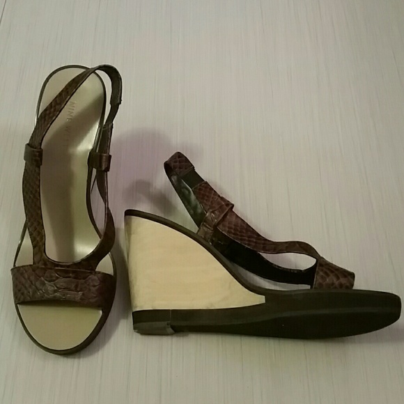 Leather Nine West Sabino 7 1/2 - Picture 3 of 3