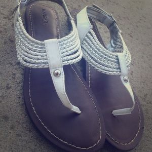 White Merona Sandals