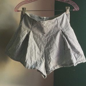 American Apparel Pin Stipe Shorts