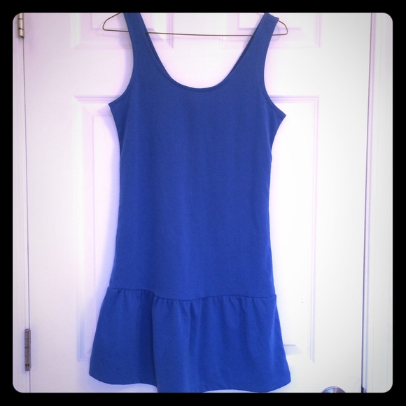 💥SOLD💥 Blue Drop Waist Dress!