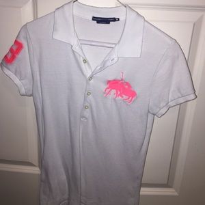 White Ralph Lauren polo