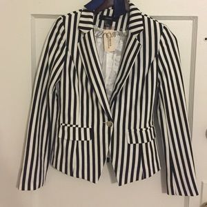 Forever21 Striped Blazer