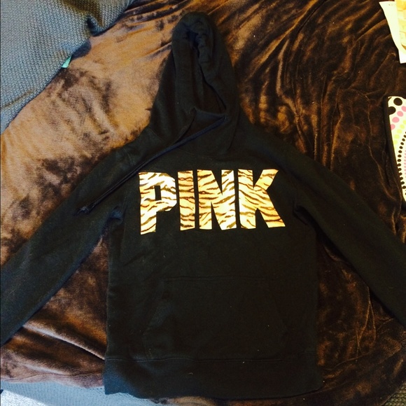 PINK tiger hoodie xs