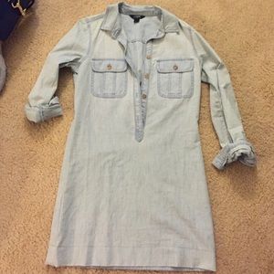 J. Crew shambray shirt dress