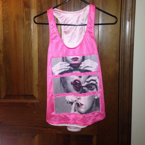 Hot pink pinny