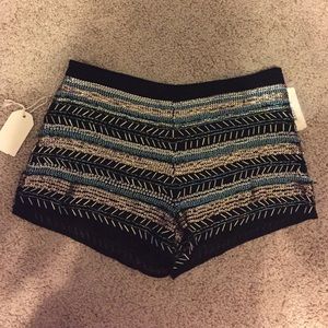 Forever21 Beaded Shorts
