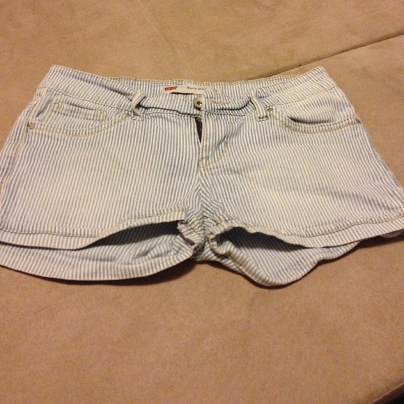 Levi Striped Shorts